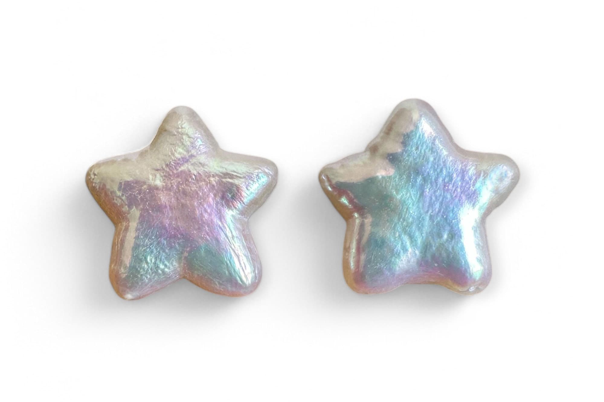 スターパールピアス(正面)
