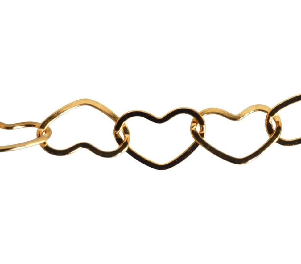 “Our love is like a flowing river.” Chain bracelet