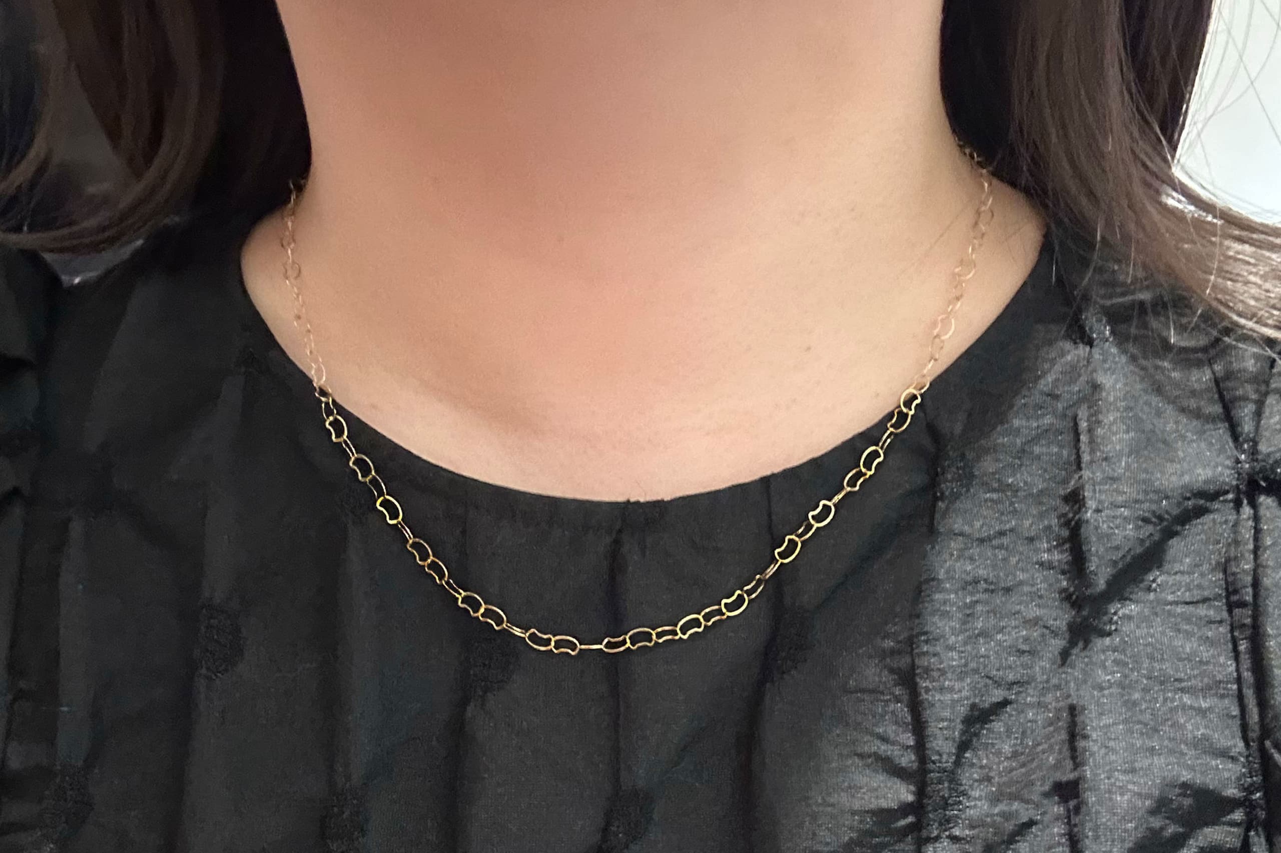 Meow Chain Necklace(着用写真)