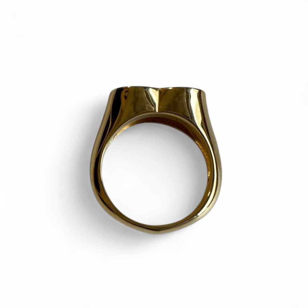 Love Signet ring(Black)上