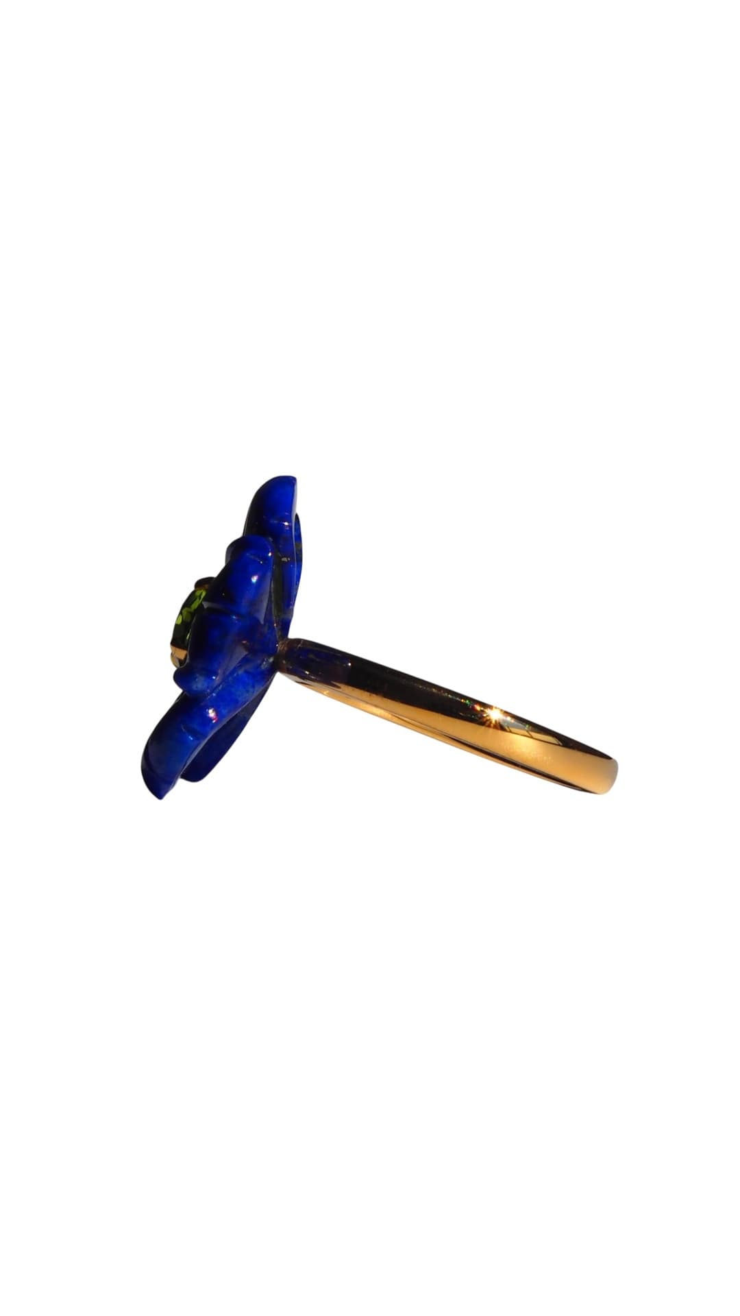 Forget-me-not Gem Flower ring(横)