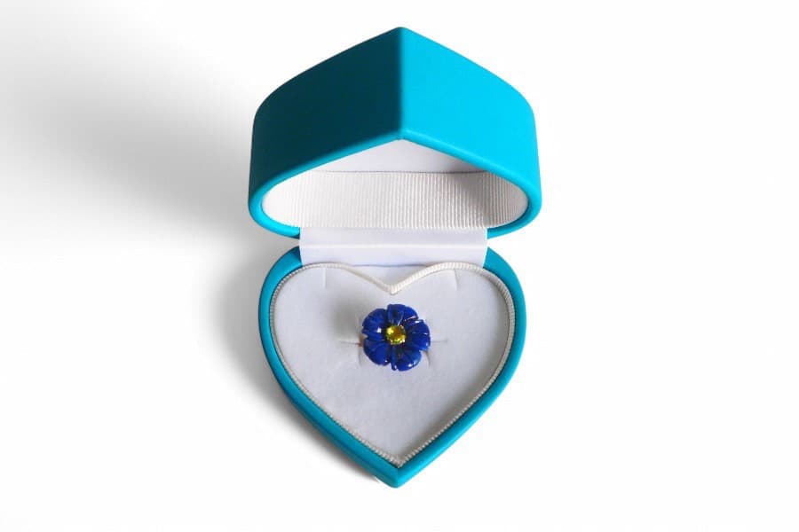 Forget-me-not Gem Flower ring（パッケージ）