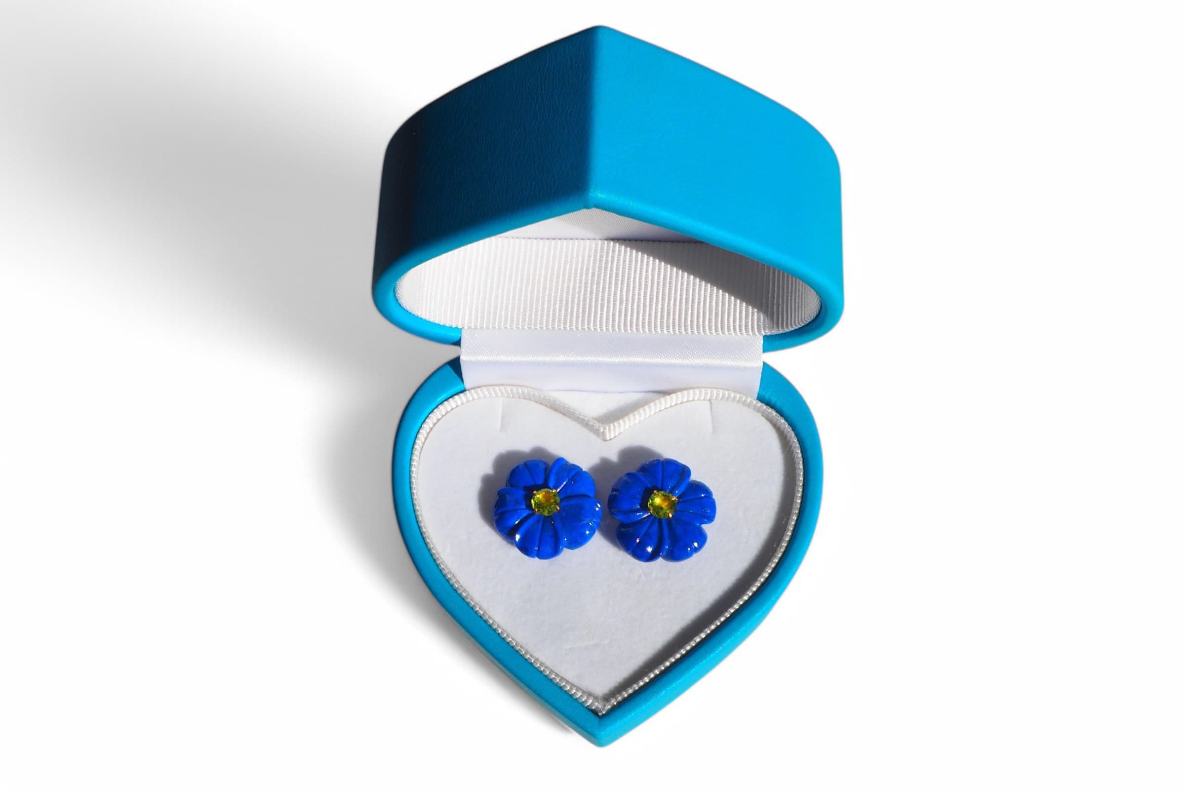 Forget-me-not Gem Flowerピアス(パッケージ)
