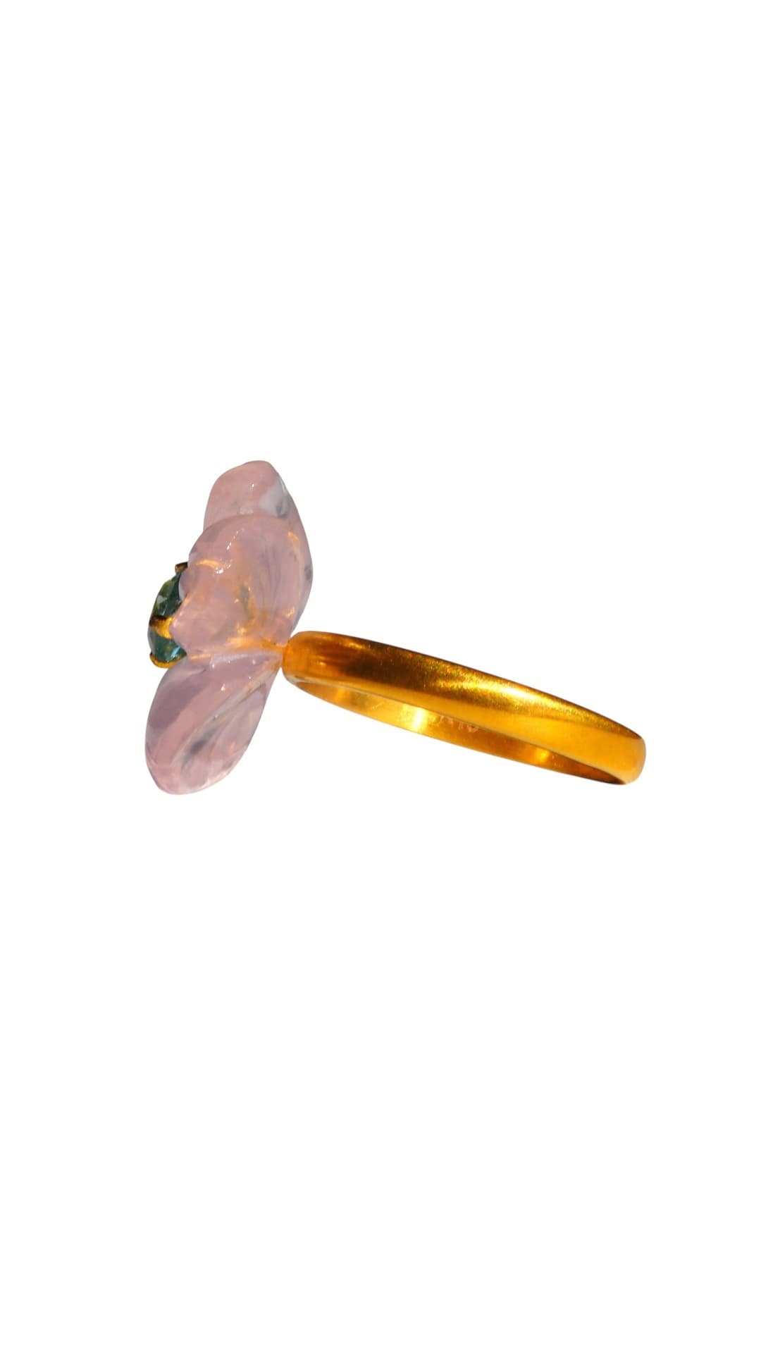 Sakura Gem Flower ring(横)