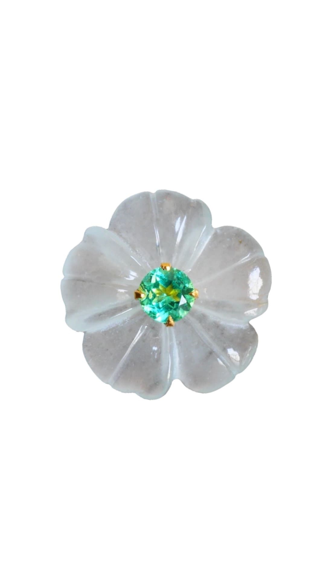 Tweedia Gem Flower ring(正面)