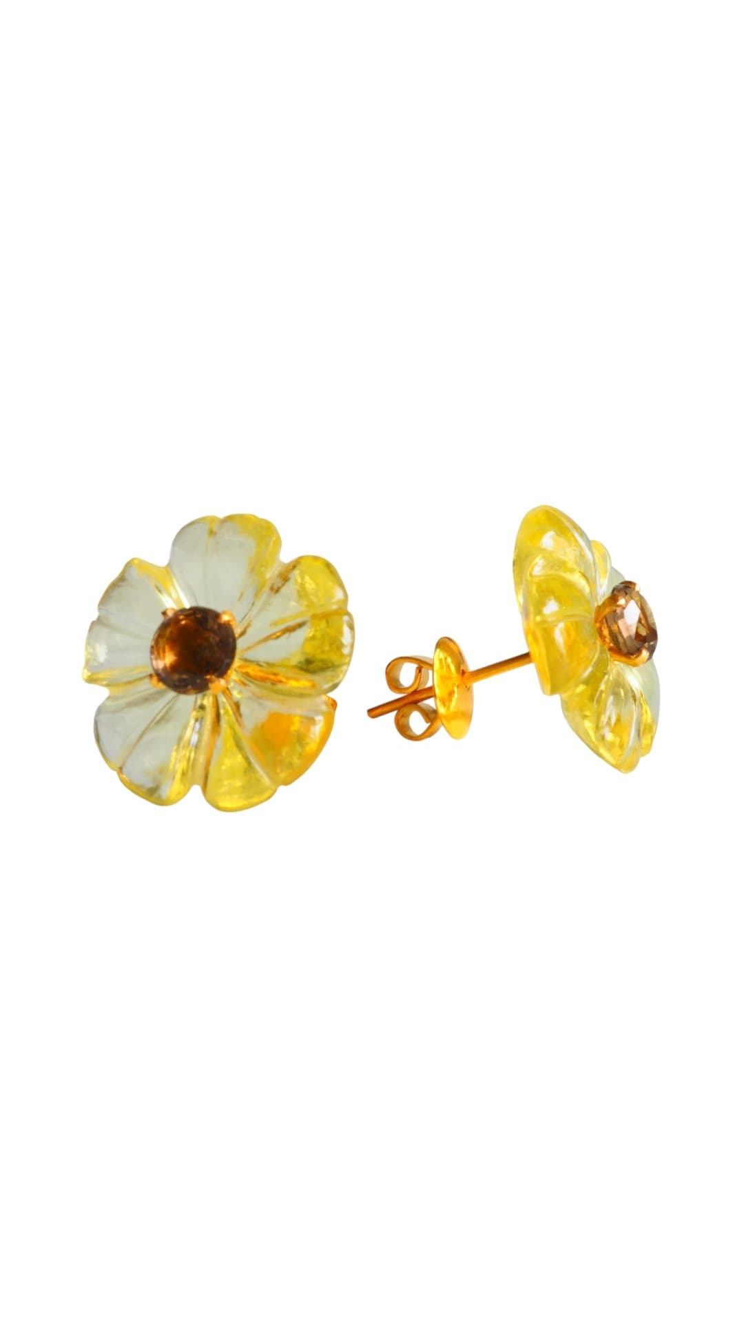 Sunflowerピアス(横)