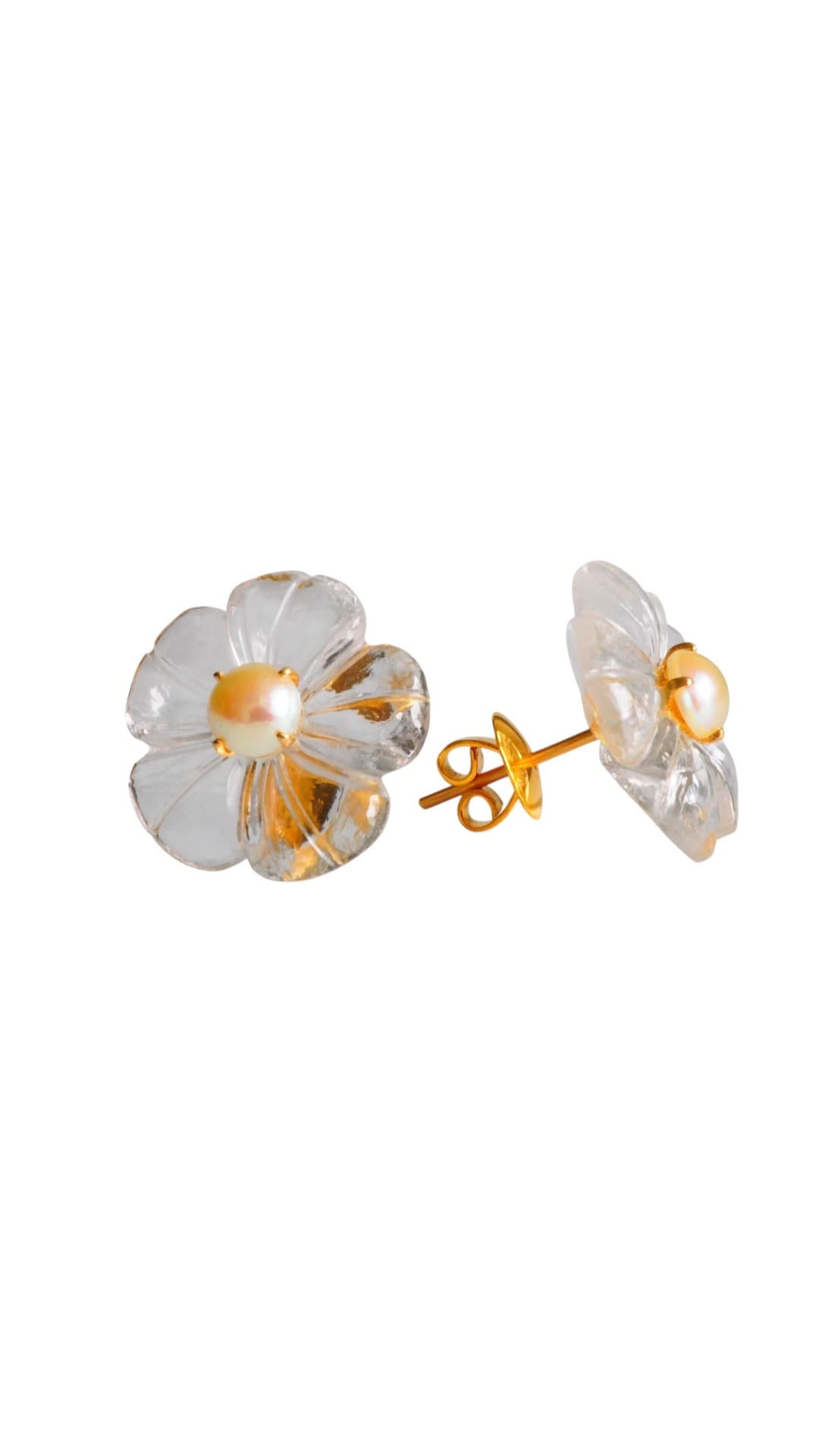Ice Flowerピアス(横)