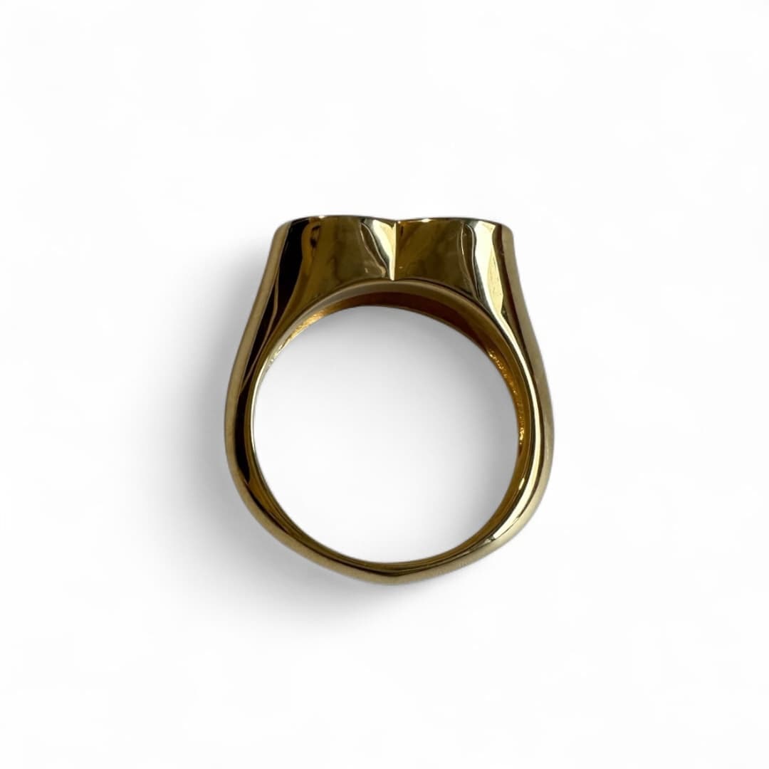 Love Signet Ring (Initials)上